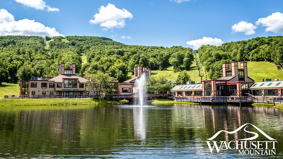 Wachusett Mountain from across the pond