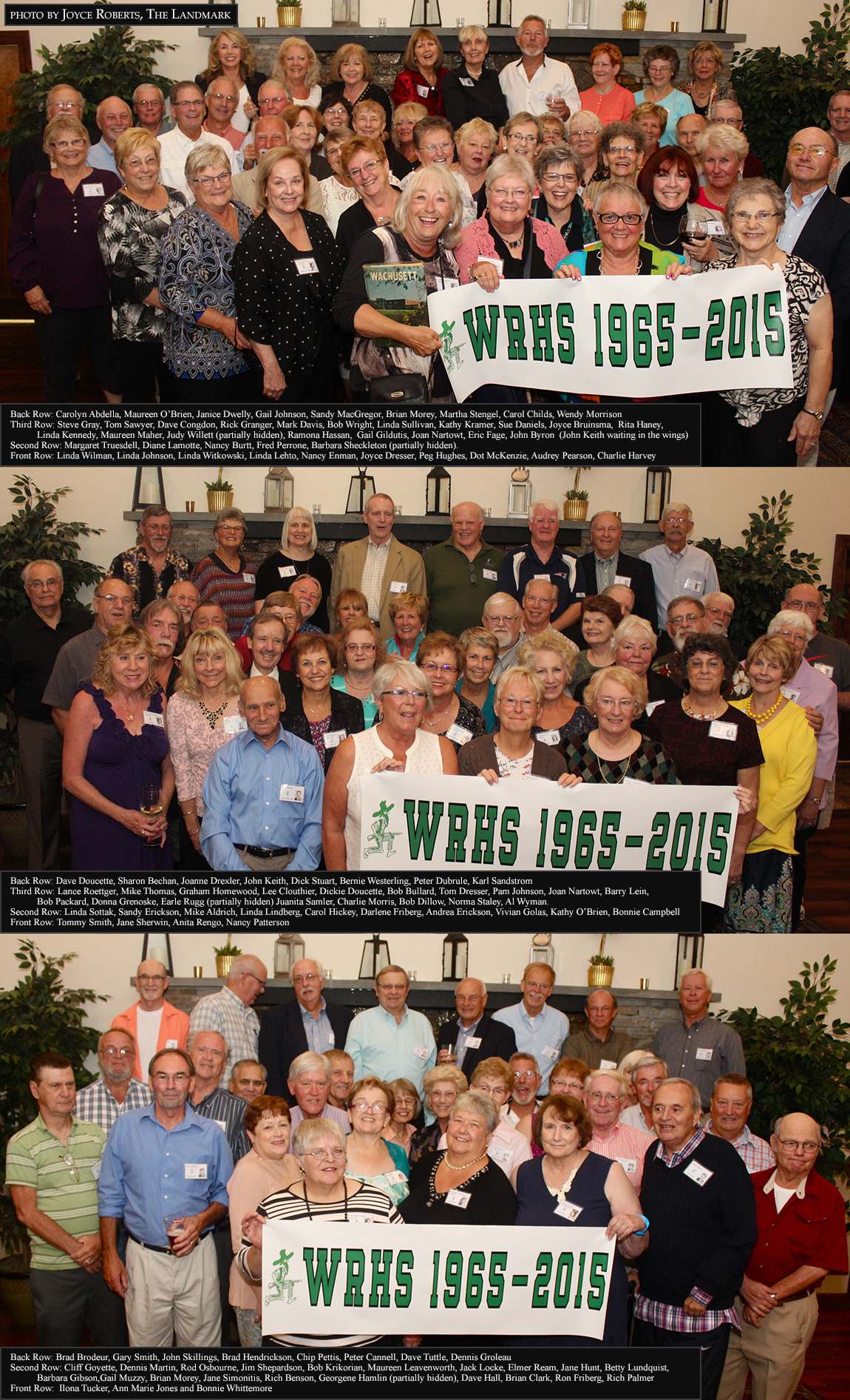 WRHS Class of 1965 - 50th Reunion photo by The Landmark