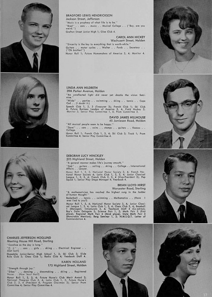 WRHS1965 yearbook page 37