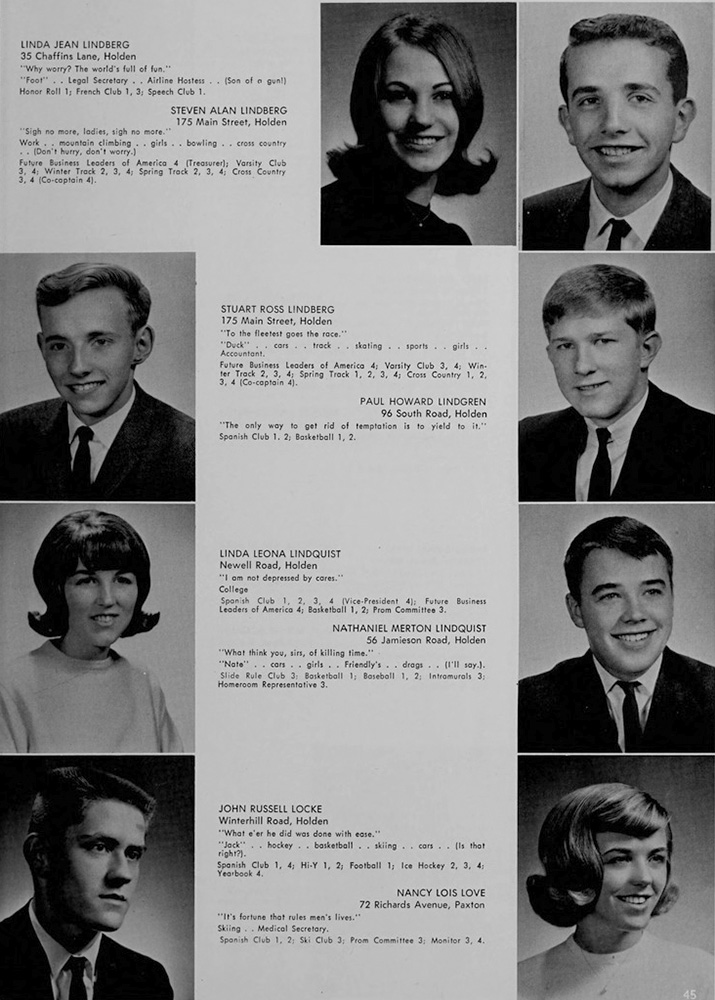 WRHS1965 yearbook page 45