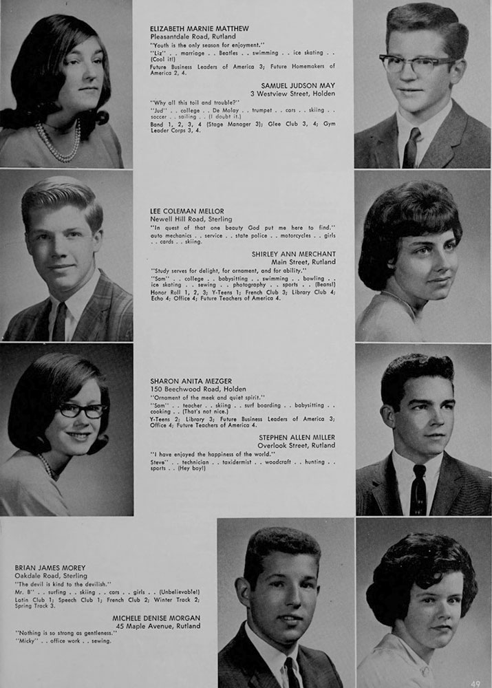 WRHS1965 yearbook page 49